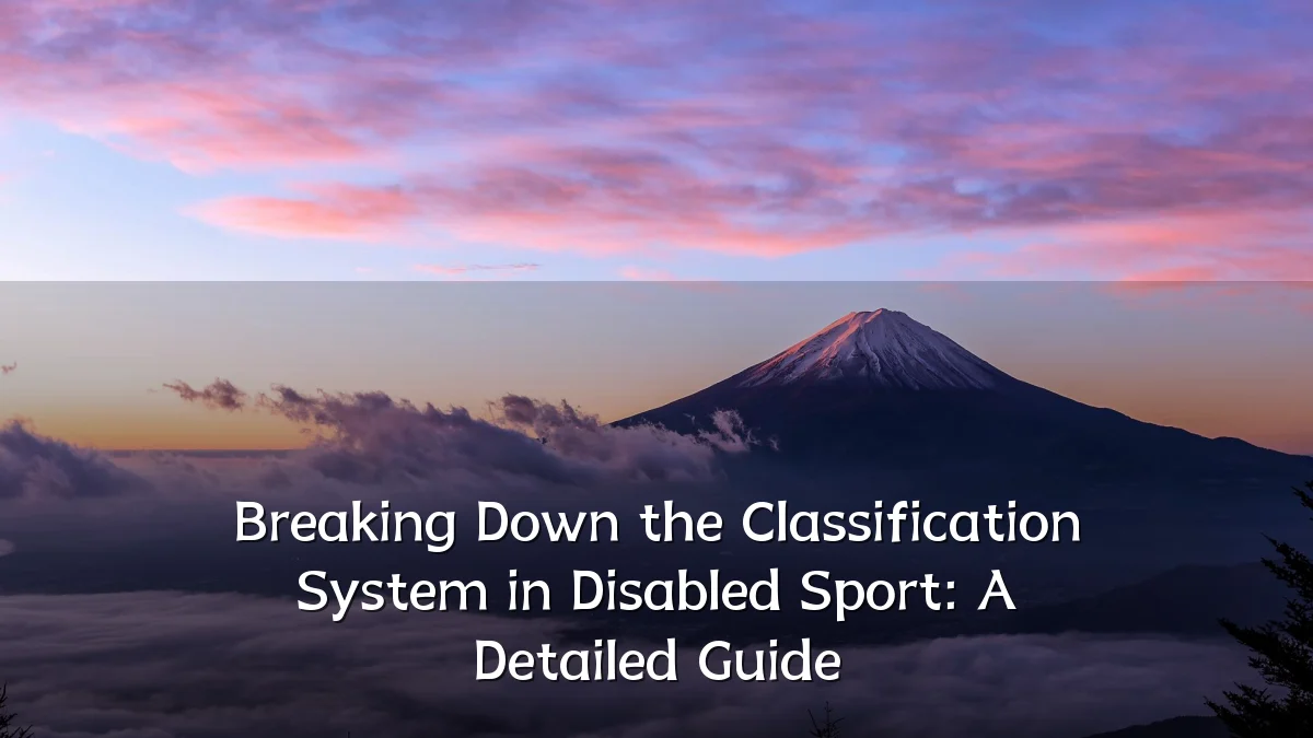 Breaking Down the Classification System in Disabled Sport: A Detailed Guide