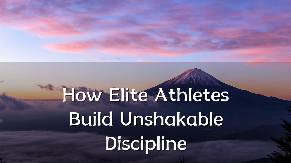 How Elite Athletes Build Unshakable Discipline