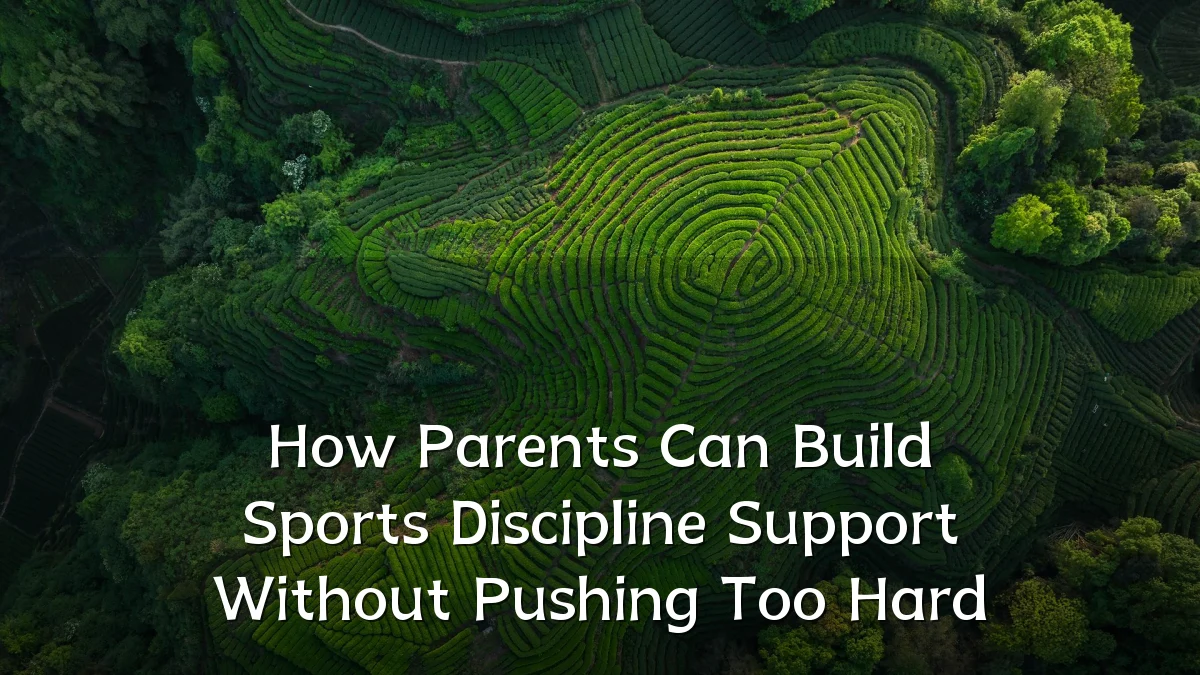 How Parents Can Build Sports Discipline Support Without Pushing Too Hard