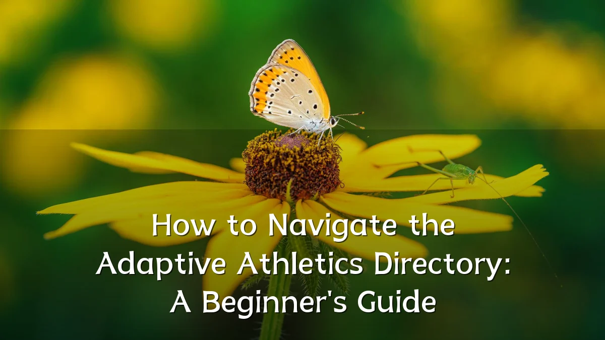How to Navigate the Adaptive Athletics Directory: A Beginner's Guide
