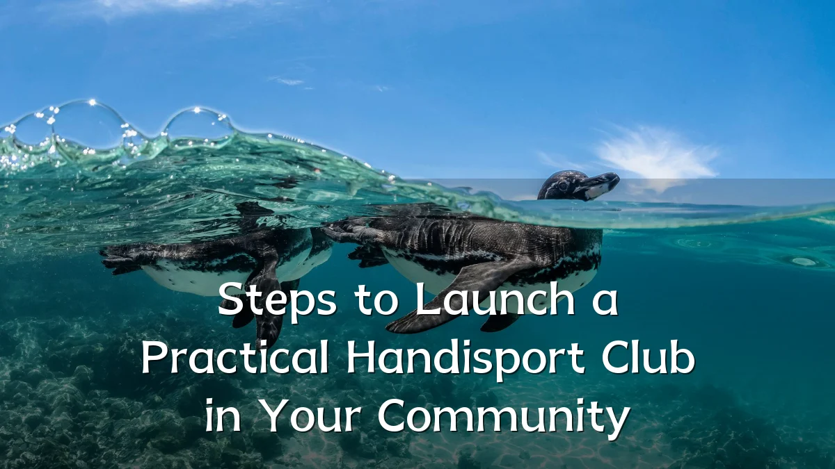 Steps to Launch a Practical Handisport Club in Your Community