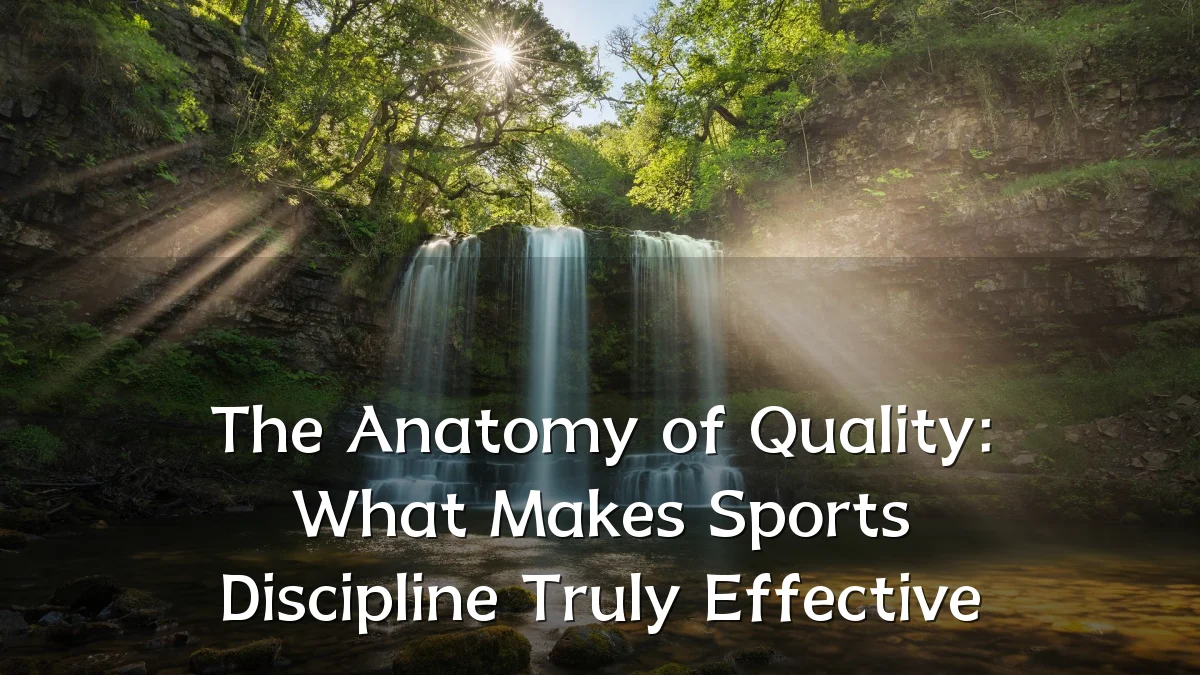 The Anatomy of Quality: What Makes Sports Discipline Truly Effective