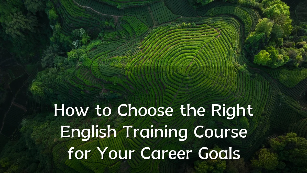 How to Choose the Right English Training Course for Your Career Goals